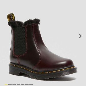 Doc Martens Faux Fur Chelsea Boots